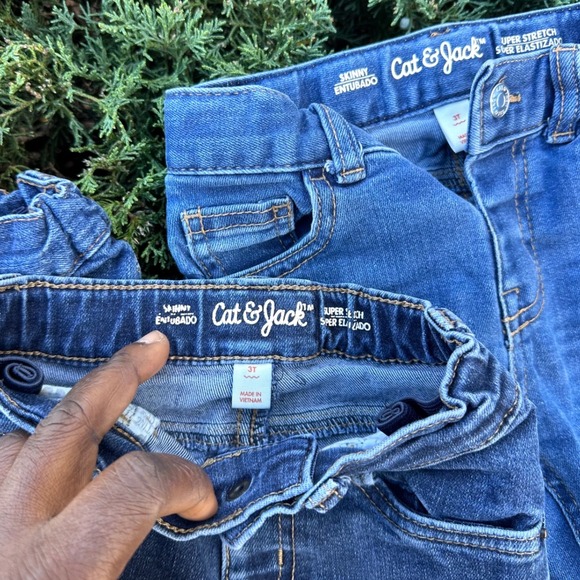 3T Toddler Boy Skinny Cat & Jack Blue Denim Pants And A 2 Piece Telluride Outfit - Picture 8 of 12